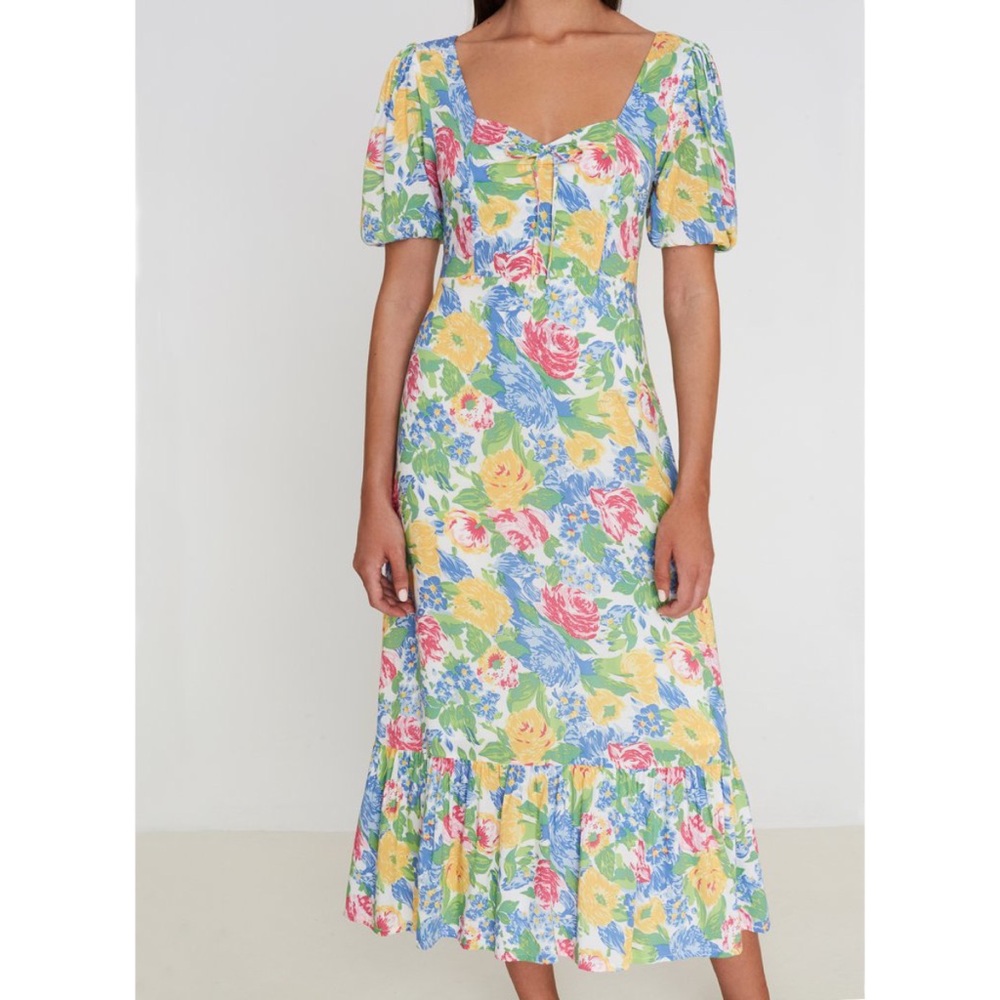 NWOT Faithfull The Brand Gabriela Midi Dress 4